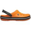 Crocs Unisex Adult Crocband Clog(Orange Blazing Orange Slate Grey 000)