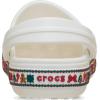 Crocs Unisex Adult Crocband Clog(White Holiday)
