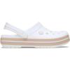 Crocs Unisex Adult Crocband Clog(White/Pink Caramel)