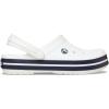 Crocs Unisex Adult Crocband Clog(White/White/Navy)