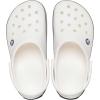 Crocs Unisex Adult Crocband Clog(White/White/Navy)