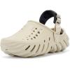 Crocs Unisex Adult Echo Clog(Bone/Black)