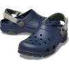 Crocs Unisex-Adult All Terrain Clogs with Adjustable Heel Strap(Blue)