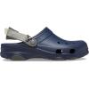 Crocs Unisex-Adult All Terrain Clogs with Adjustable Heel Strap(Blue)