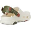 Crocs Unisex-Adult All Terrain Clogs with Adjustable Heel Strap(Chalk)