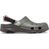 Crocs Unisex-Adult All Terrain Clogs with Adjustable Heel Strap(Dusty Olive/Multi)