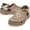 Crocs Unisex-Adult All Terrain Clogs with Adjustable Heel Strap(Khaki/Multi)