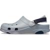 Crocs Unisex-Adult All Terrain Clogs with Adjustable Heel Strap(Light Grey)