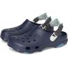 Crocs Unisex-Adult All Terrain Clogs with Adjustable Heel Strap(Navy/Fog/Moonlight)