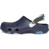 Crocs Unisex-Adult All Terrain Clogs with Adjustable Heel Strap(Navy/Fog/Moonlight)