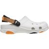 Crocs Unisex-Adult All Terrain Clogs with Adjustable Heel Strap(White/Multi)