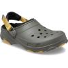 Crocs Unisex-Adult All Terrain Lined Clogs with Adjustable Heel Strap(Dusty Olive)