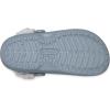 Crocs Unisex-Adult Classic Fleece Lined Clogs, Fuzzy Slippers for Women and Men(Concrete)