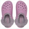 Crocs Unisex-Adult Classic Fleece Lined Clogs, Fuzzy Slippers for Women and Men(Hydrangea)