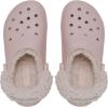 Crocs Unisex-Adult Classic Fleece Lined Clogs, Fuzzy Slippers for Women and Men(Quartz)
