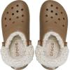 Crocs Unisex-Adult Classic Fleece Lined Clogs, Fuzzy Slippers for Women and Men(Sepia)