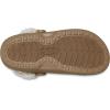 Crocs Unisex-Adult Classic Fleece Lined Clogs, Fuzzy Slippers for Women and Men(Sepia)