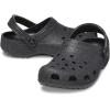 Crocs Unisex-Adult Classic Glitter Clogs(Black Glitter)