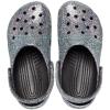 Crocs Unisex-Adult Classic Glitter Clogs(Black/Multi)