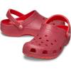 Crocs Unisex-Adult Classic Glitter Clogs(Cherry Red)
