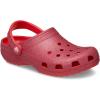 Crocs Unisex-Adult Classic Glitter Clogs(Cherry Red)