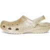 Crocs Unisex-Adult Classic Glitter Clogs(Chunky Sandstone)