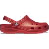 Crocs Unisex-Adult Classic Glitter Clogs(Flame)