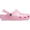 Crocs Unisex-Adult Classic Glitter Clogs(Flamingo)