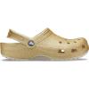 Crocs Unisex-Adult Classic Glitter Clogs(Light Gold)