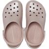 Crocs Unisex-Adult Classic Glitter Clogs(Pink Clay Simmer)