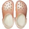 Crocs Unisex-Adult Classic Glitter Clogs(Rose Gold)