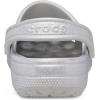 Crocs Unisex-Adult Classic Glitter Clogs(Silver Glitter)