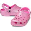 Crocs Unisex-Adult Classic Glitter Clogs(Taffy Pink/Glitter)