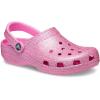 Crocs Unisex-Adult Classic Glitter Clogs(Taffy Pink/Glitter)