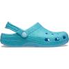 Crocs Unisex-Adult Classic Glitter Clogs(Tinted Glass)
