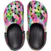 Crocs Unisex-Adult Classic Graphic Clogs(Black/Bubble Block)