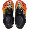 Crocs Unisex-Adult Classic Graphic Clogs(Black/Multi)