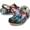 Crocs Unisex-Adult Classic Graphic Clogs(Bone/Multi)
