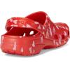 Crocs Unisex-Adult Classic Graphic Clogs(Cherry Red/Hearts & Butterflies)