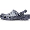 Crocs Unisex-Adult Classic Graphic Clogs(Deep Navy/Multi)