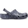 Crocs Unisex-Adult Classic Graphic Clogs(Deep Navy/Multi)