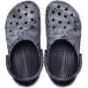 Crocs Unisex-Adult Classic Graphic Clogs(Deep Navy/Multi)