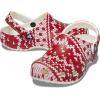 Crocs Unisex-Adult Classic Graphic Clogs(Holiday Sweater Print)