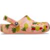 Crocs Unisex-Adult Classic Graphic Clogs(Papaya/Multi)