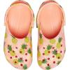 Crocs Unisex-Adult Classic Graphic Clogs(Papaya/Multi)