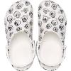 Crocs Unisex-Adult Classic Graphic Clogs(White/Black)