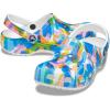 Crocs Unisex-Adult Classic Graphic Clogs(White/Multi)