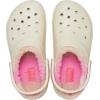 Crocs Unisex-Adult Classic Lined Clog(Bone/Color Dip)