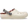 Crocs Unisex-Adult Classic Lined Clog(Bone/Multi Animal Remix)