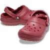 Crocs Unisex-Adult Classic Lined Clog(Garnet)